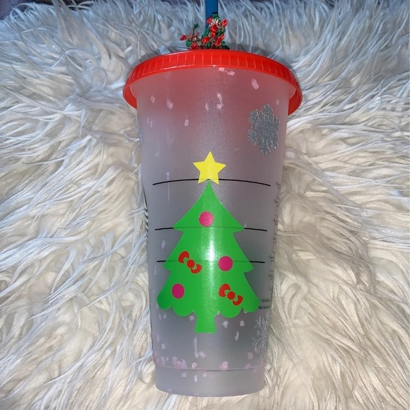 Starbucks Keroppi Christmas Cold Cup - Picture 3 of 5